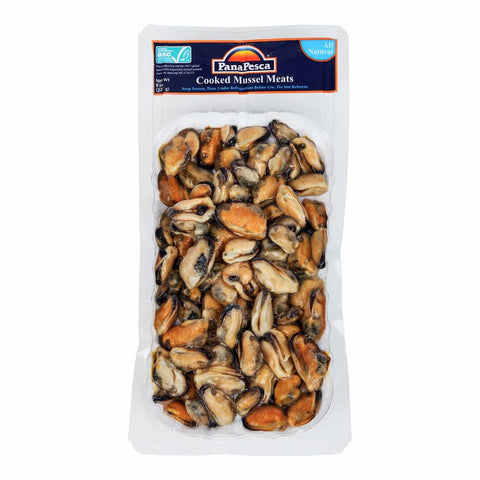Panapesca 90 to 150 Count Cooked Mussel Meat, 8 Ounce -- 12 per case.