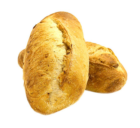 Ace Bakery Roasted Garlic Oval Bread -- 12 per case.