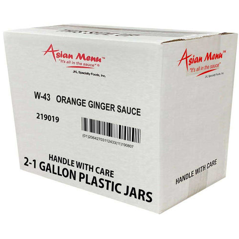 Asian Menu All Natural Orange Ginger Sauce, 1 Gallon -- 2 per case.