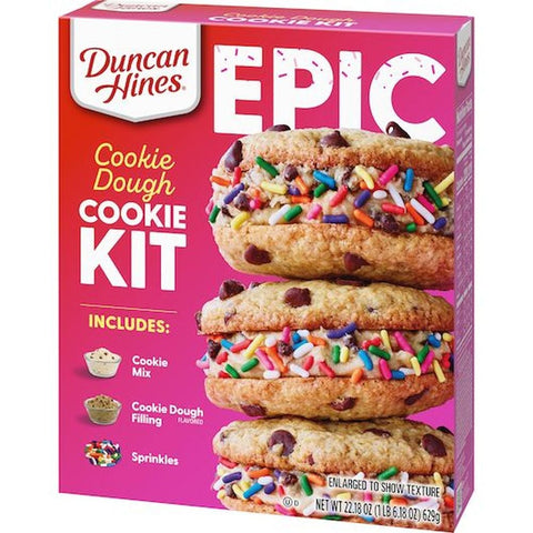 Duncan Hines Epic Cookie Dough Mix Kit, 22.19 Ounce -- 5 per case