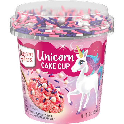Duncan Hines Unicorn Cup Cake, 2.257 Ounce -- 12 per case