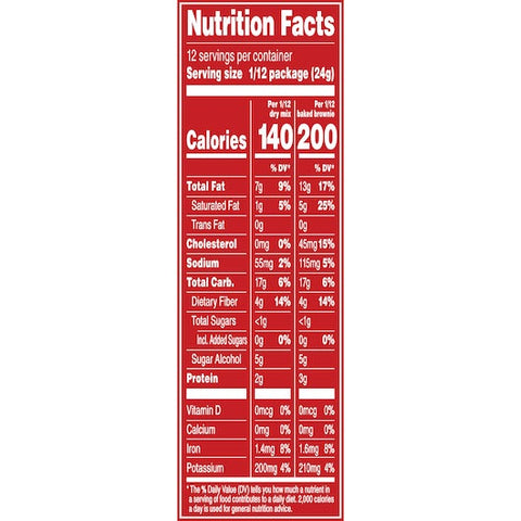 Duncan Hines Keto Friendly Chewy Fudge Brownie Mix, 10 Ounce -- 6 per case