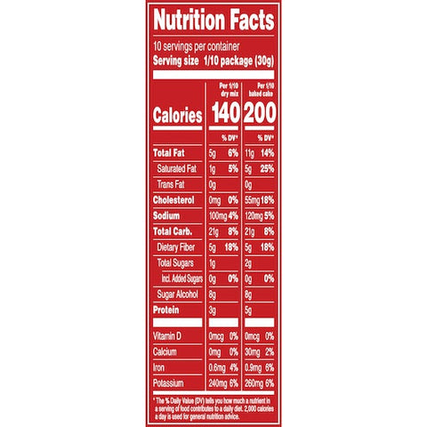 Duncan Hines Keto Friendly Yellow Cake Mix, 10.6 Ounce -- 6 per case