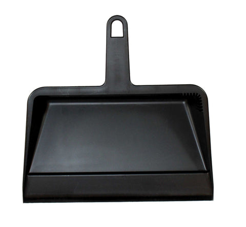 Impact Products Plastic Black Dust Pan, 4 inch Height x 12 inch Depth x 12 inch Width -- 12 per case.