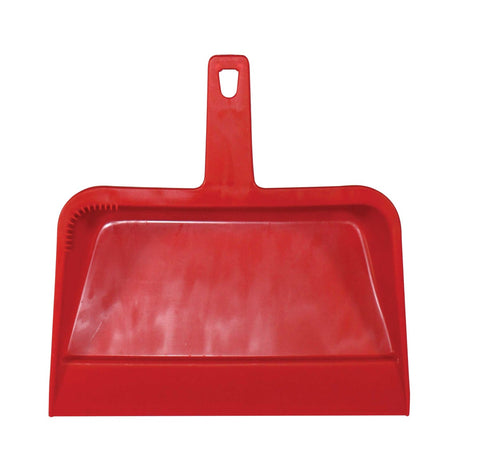 Impact Products Plastic Red Dust Pan, 4 inch Height x 12 inch Depth x 12 inch Width -- 12 per case.