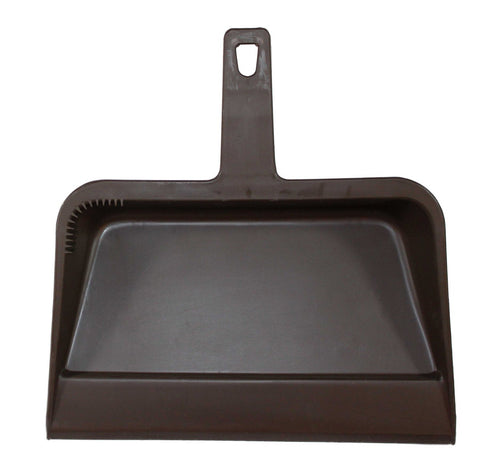 Impact Products Rubber Brown Dust Pan, 4 inch Height x 12 inch Depth x 12 inch Width -- 12 per case.
