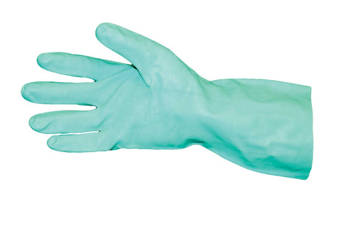 Impact Products Pro Guard 11 Mil Green Short Sleeve Unlined Medium Nitrile Glove -- 6 per case.
