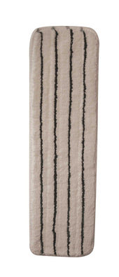Impact Products Microfiber Technologies White/Green Flat Wet Mop with Scrubber Strips, 18 inch Length x 5 inch Width -- 120 per case.