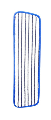 Impact Products Microfiber Technologies Blue/White Flat Finish Mop, 18 inch Length x 5 inch Width -- 120 per case.