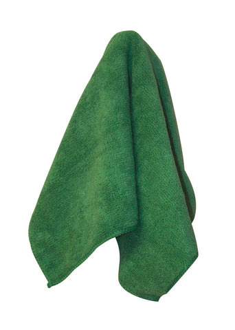 Impact Products Green Premium Weight Microfiber Cloth, 16 inch Length x 16 inch Width -- 36 per case.