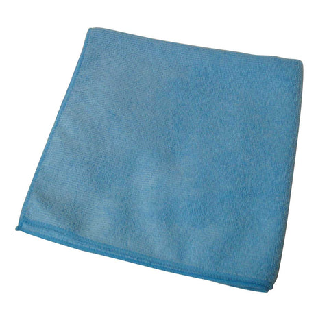 Impact Products Blue Premium Weight Microfiber Cloth, 16 inch Length x 16 inch Width -- 36 per case.