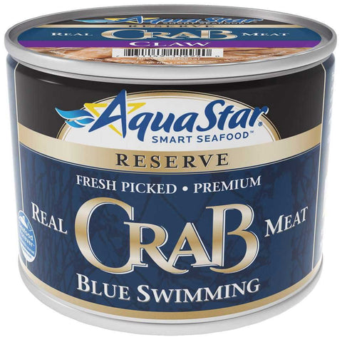 Aqua Star Reserve Pasteurized Blue Crab Claw Meat, 16 Ounce -- 6 per case