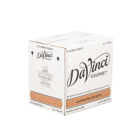 Da Vinci Classic Kiwi Flavoured Syrup, 750 Milliliter Glass Bottle -- 12 per case.