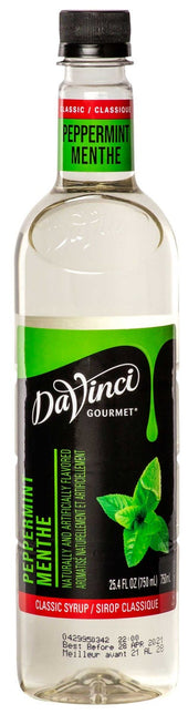 Davinci Gourmet Peppermint Syrup, 750 Milliliter -- 12 per case