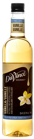 Davinci Gourmet Sugar Free Vanilla Syrup, 750 Milliliter -- 12 per case