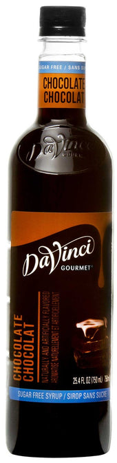 Davinci Gourmet Sugar Free Chocolate Syrup, 750 Milliliter -- 12 per case