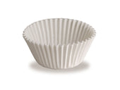 Hoffmaster Paper White Fluted Baking Cup, 3 inch -- 10000 per case.