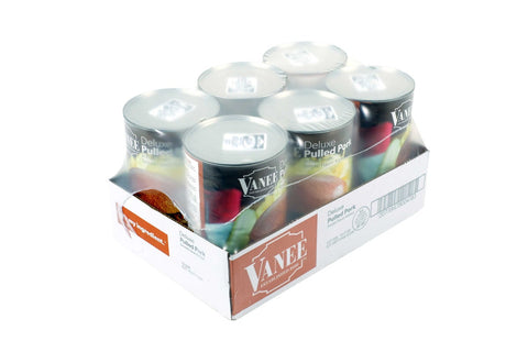 Vanee Foods Deluxe Pulled Pork, 48 Ounce -- 6 per case.