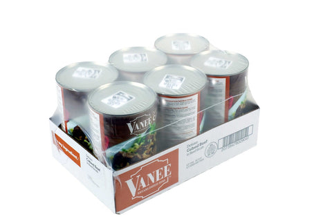 Vanee Foods Cubed Beef in Broth, 48 Ounce -- 6 per case.