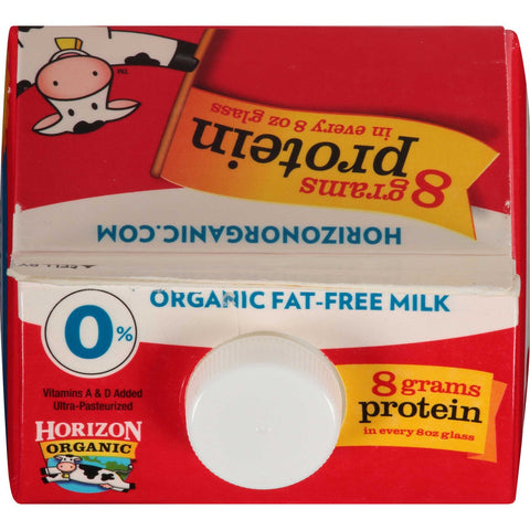 Horizon Organic Fat Free Milk, 64 Ounce -- 6 per case.
