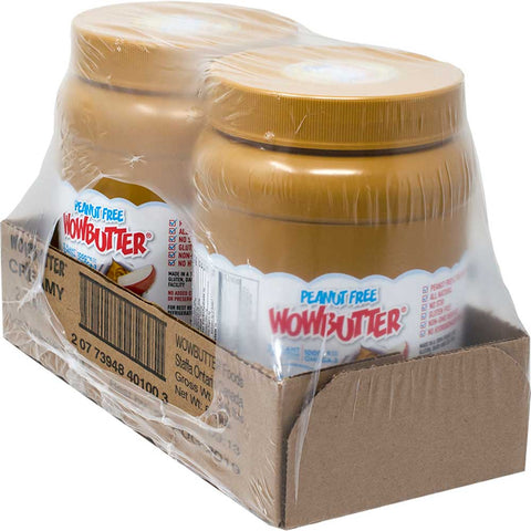 WOWBUTTER Creamy and Peanut Free Spread, 4.4 Pound Jar -- 2 per case.