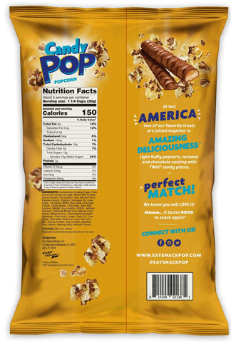 Candy Pop Twix Candy Coated Popcorn, 5.25 Ounce -- 12 per case