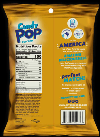 Cookie Pop Twix Popcorn, 1 Ounce -- 48 per case