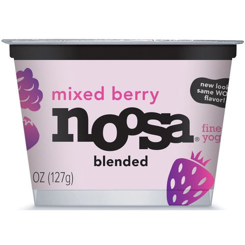 Noosa Mixed Berry Blended Yoghurt, 4.5 Ounce -- 6 per case