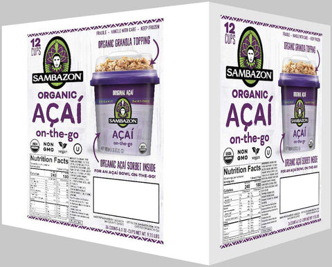 Sambazon Organic On The Go Acai Bowl, 173 Gram -- 12 per case