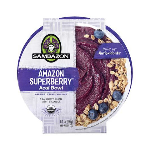 Sambazon Organic Amazon Superberry Acai Bowl, 6.1 Ounce -- 8 per case