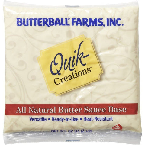 Quik-Creations All Natural Butter Sauce Base, 2 Pound Bag -- 8 per case