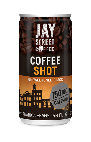 Jay Street Unsweetened Black Coffee Shot, 6.4 Fluid Ounce -- 20 per case.