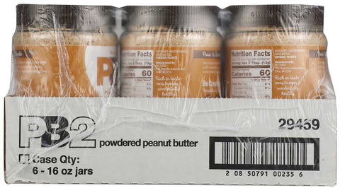 PB2 Foods The Original Powdered Peanut Butter, 16 Ounce -- 6 per case