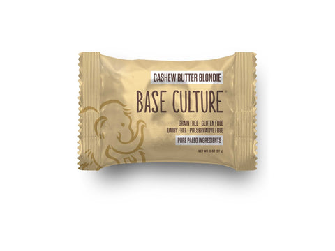 Base Culture Cashew Butter Blondie, 2.2 Ounce -- 20 per case