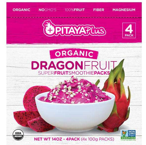 Pitaya Plus Organic Dragon Fruit Smoothie, 14 Ounce -- 8 per case