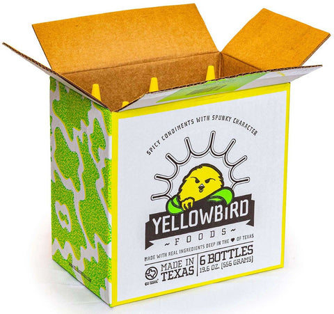 Yellowbird Serrano Condiment Sauce, 19.6 ounce -- 6 per case