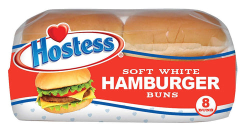 Hostess Sliced Hamburger Bun, 12 Ounce -- 4 per case