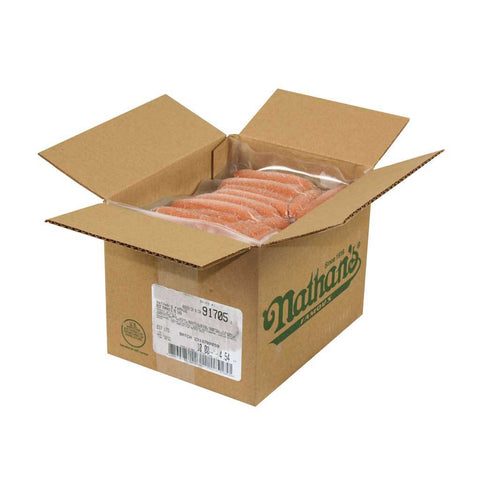 Nathans Famous Beef Slider Dog, 1.5 Ounce -- 106 per case.