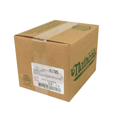 Nathans Famous Beef Slider Dog, 1.5 Ounce -- 106 per case.
