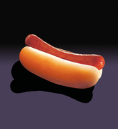 Nathans Famous 4/1 Skinless Beef Frank, 6 inch -- 40 per case.