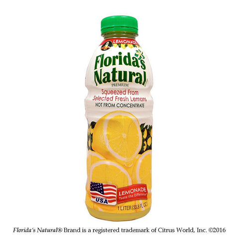 Floridas Natural Premium Lemonade, 1 Liter -- 12 per case.