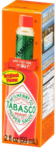Tabasco Pepper Sauce, 2 Fluid Ounce -- 24 per case