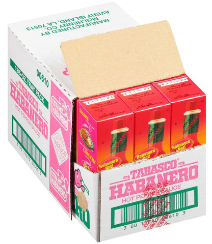 Tabasco Habanero Hot Pepper Sauce, 5 Fluid Ounce Bottle -- 12 per case