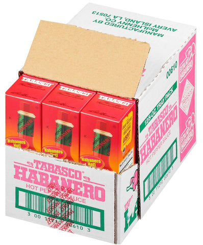 Tabasco Habanero Hot Pepper Sauce, 5 Fluid Ounce Bottle -- 12 per case