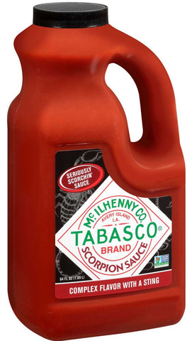 Tabasco Scorpion Sauce, 0.5 Gallon Jug -- 2 per case