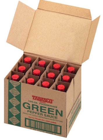Tabasco Milder Green Jalapeno Pepper Sauce, 5 Fluid Ounce Bottle -- 12 per case