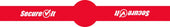 National Checking Secure It Red Permanent Label, 1 x 7 inch -- 30 rolls per case