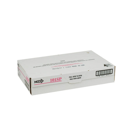 National Checking Company Carbonless Waitrpad Paper - 2 Part White, 13 Line, 3.4 x 5.63 inch -- 5000 per case.