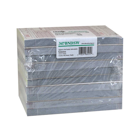 National Checking No Carbon 3 Part 11 Line Maroon Guestcheck, 40 checks per book -- 50 per case.