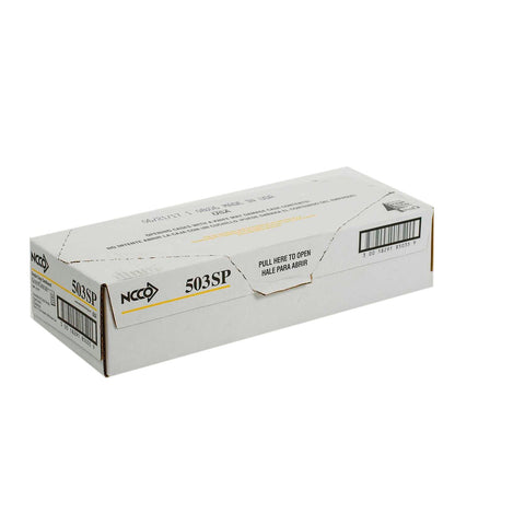 National Checking Restaurant Style Spanish 1 Part White 16 Line Guestcheck Board, 50 Checks per Book -- 2500 per case.